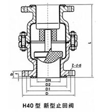 衬里新型止回阀