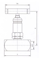 SS-5PDF8美标内螺纹针型阀